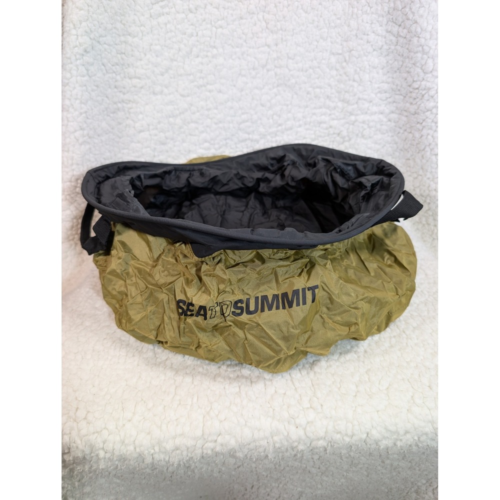 Sea to Summit Kitchen Sink 20L Portable Camping Basin Olive Green Outdoor Wash